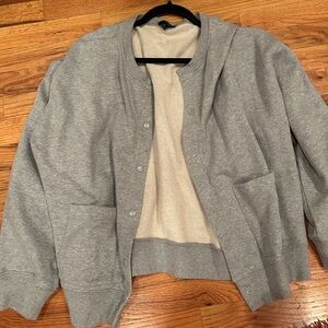 J. Crew Light Gray Knit Sweater